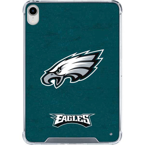 NFL Philadelphia Eagles Distressed iPad 11th Gen (2025) Clear Case