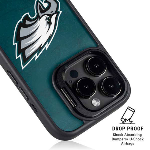 NFL Philadelphia Eagles Distressed iPhone 13 Pro Max Kickstand Case