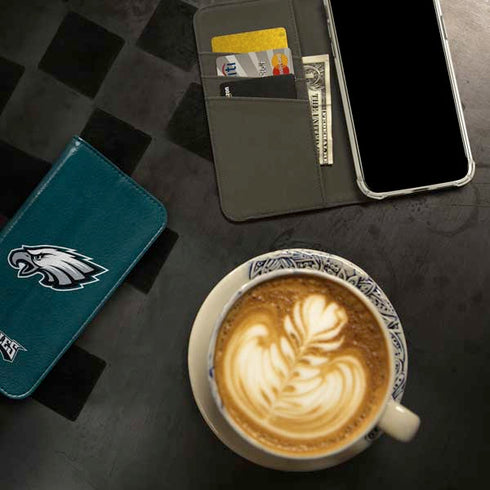 NFL Philadelphia Eagles Distressed iPhone 15 Plus Folio Case