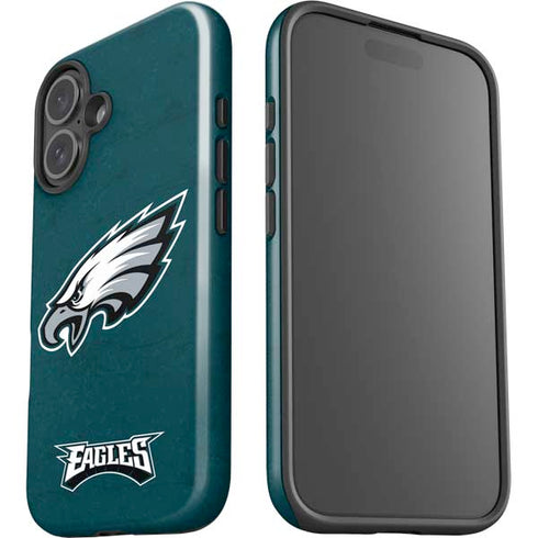 NFL Philadelphia Eagles Distressed iPhone 16 Impact Case