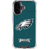 NFL Philadelphia Eagles Distressed iPhone 16 Plus Clear Case