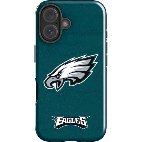 NFL Philadelphia Eagles Distressed iPhone 16 Plus Impact Case
