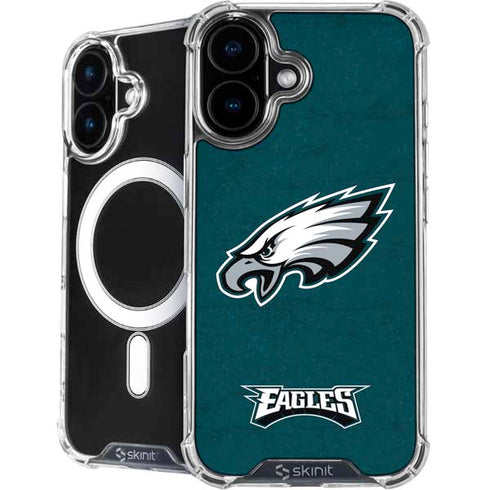 NFL Philadelphia Eagles Distressed iPhone 16 Plus MagSafe Case