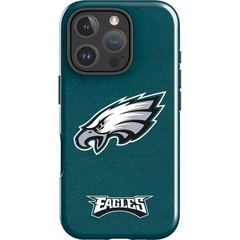 NFL Philadelphia Eagles Distressed iPhone 16 Pro Impact Case