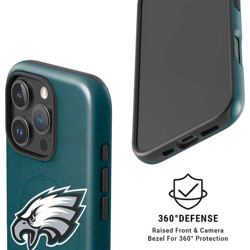 NFL Philadelphia Eagles Distressed iPhone 16 Pro Magsafe Impact Case