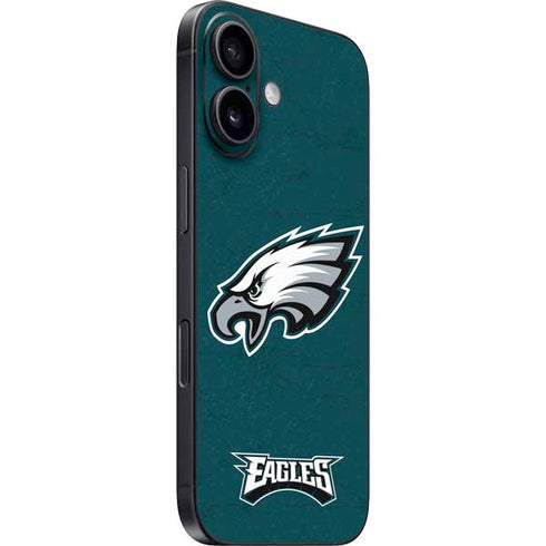 NFL Philadelphia Eagles Distressed iPhone 16 Skin