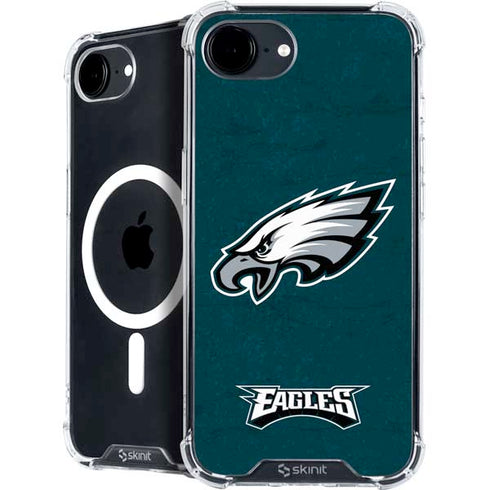 NFL Philadelphia Eagles Distressed iPhone 16e MagSafe Case