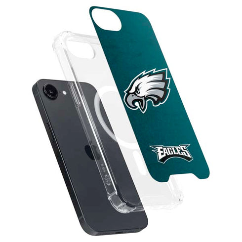 NFL Philadelphia Eagles Distressed iPhone 16e MagSafe Case
