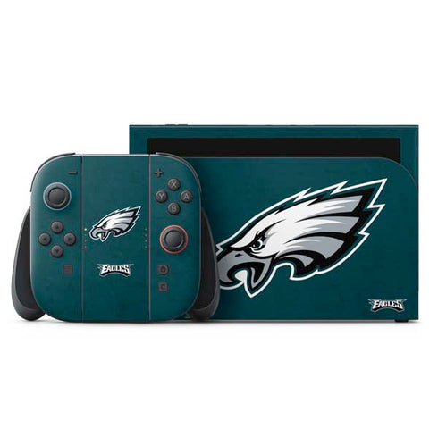 NFL Philadelphia Eagles Distressed Nintendo Skins