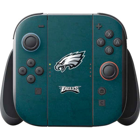 NFL Philadelphia Eagles Distressed Nintendo Switch 2 (2025) with Joy-Con Skin