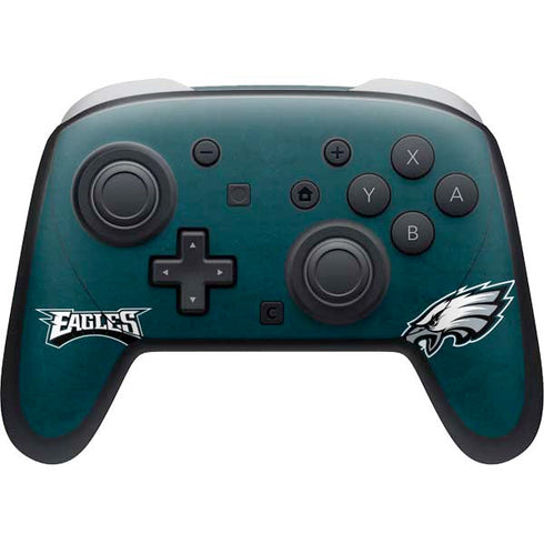 NFL Philadelphia Eagles Distressed Nintendo Switch 2 (2025) Pro Controller Skin