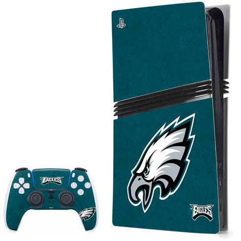 NFL Philadelphia Eagles Distressed PlayStation PS5 Skins