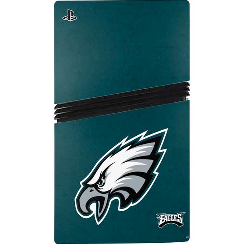NFL Philadelphia Eagles Distressed PS5 Pro Bundle Skin