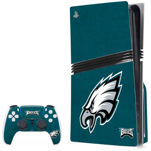 NFL Philadelphia Eagles Distressed PlayStation PS5 Skins