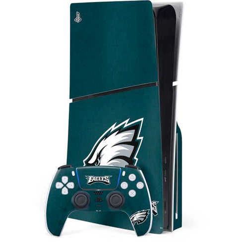 NFL Philadelphia Eagles Distressed PlayStation PS5 Skins