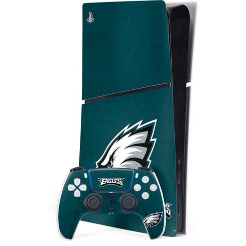 NFL Philadelphia Eagles Distressed PlayStation PS5 Skins