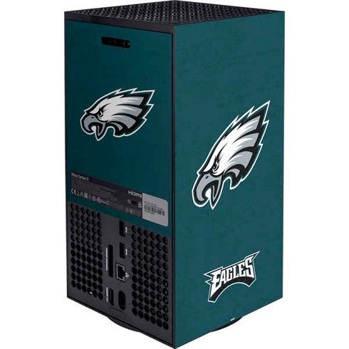 NFL Philadelphia Eagles Distressed XBox Series X Digital Edition Bundle Skin