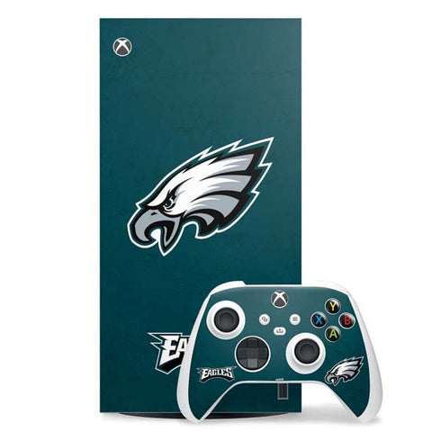 NFL Philadelphia Eagles Distressed Xbox Series X Skins