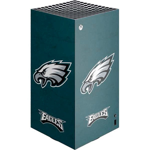 NFL Philadelphia Eagles Distressed XBox Series X Digital Edition Console Skin