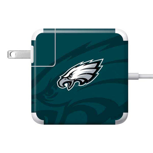 NFL Philadelphia Eagles Double Vision 85W Power Adapter (15 and 17 inch MacBook Pro Charger) Skin