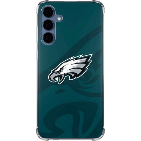 NFL Philadelphia Eagles Double Vision Galaxy A35 5G Clear Case