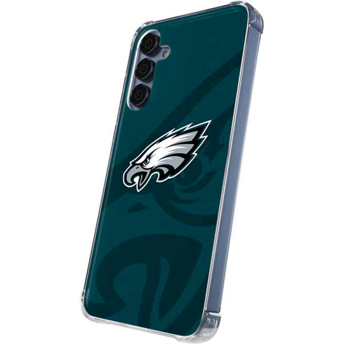 NFL Philadelphia Eagles Double Vision Galaxy A55 5G Clear Case