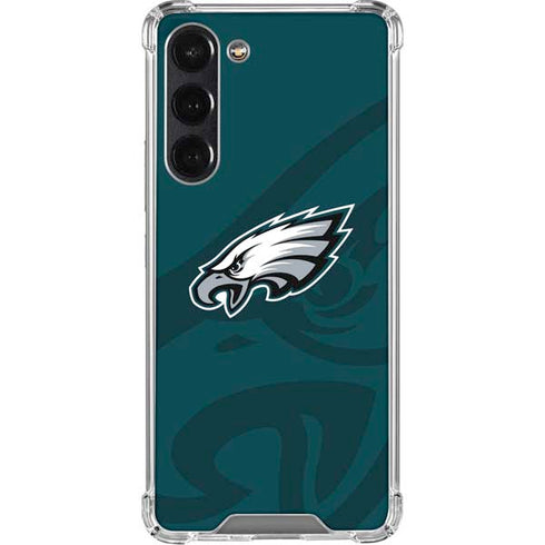 NFL Philadelphia Eagles Double Vision Galaxy S24 FE Clear Case