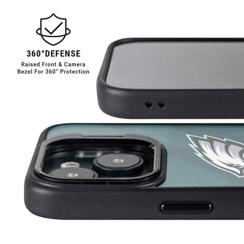 NFL Philadelphia Eagles Double Vision iPhone 13 Kickstand Case