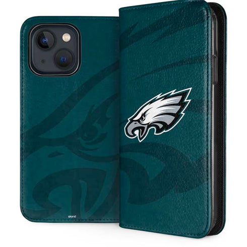 NFL Philadelphia Eagles Double Vision iPhone 15 Folio Case