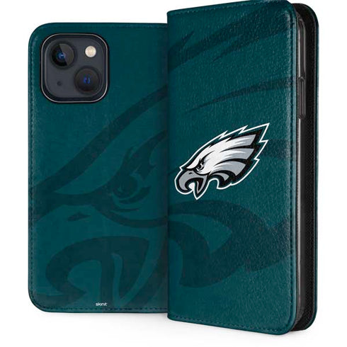 NFL Philadelphia Eagles Double Vision iPhone 15 Plus Folio Case