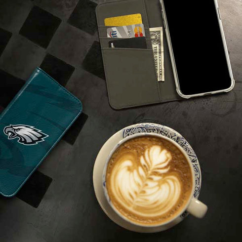 NFL Philadelphia Eagles Double Vision iPhone 15 Plus Folio Case
