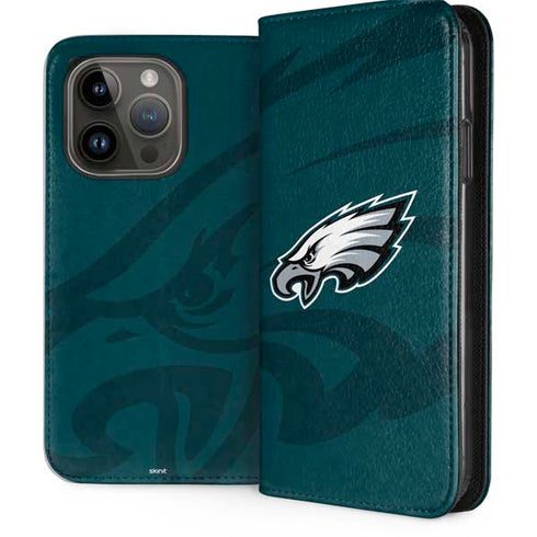 NFL Philadelphia Eagles Double Vision iPhone 15 Pro Folio Case