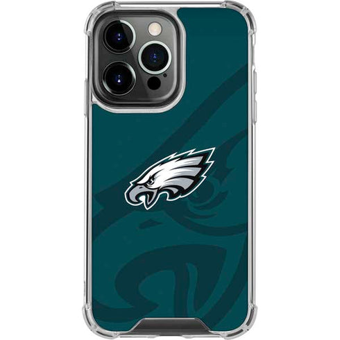 NFL Philadelphia Eagles Double Vision iPhone 16 Pro Clear Case