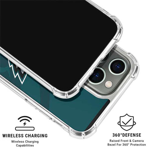 NFL Philadelphia Eagles Double Vision iPhone 16 Pro Clear Case