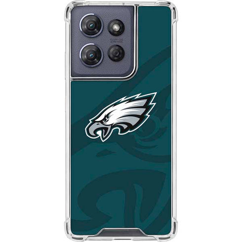NFL Philadelphia Eagles Double Vision Moto G Play 5G (2025) Clear Case
