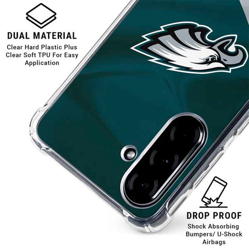 NFL Philadelphia Eagles Galaxy A36 5G Clear Case