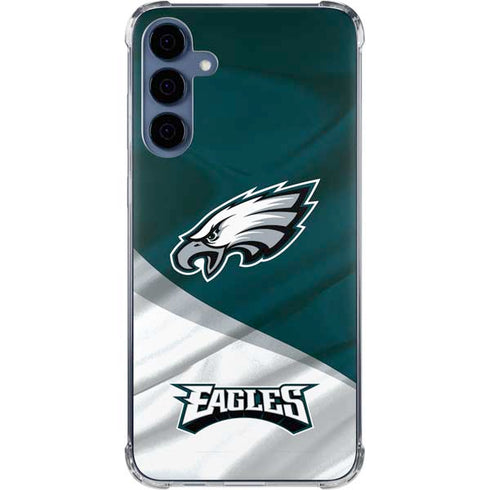 NFL Philadelphia Eagles Galaxy A55 5G Clear Case