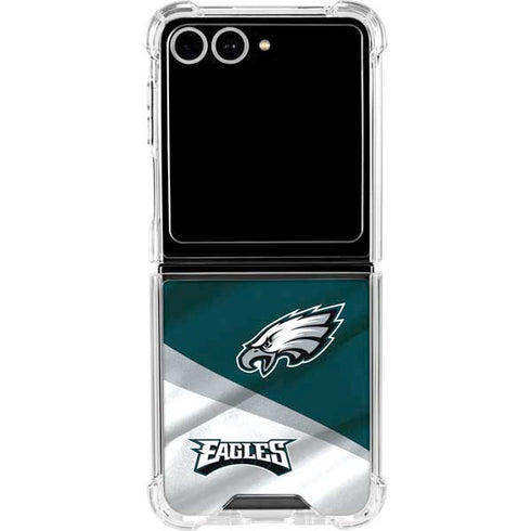 NFL Philadelphia Eagles Galaxy Z Flip7 Clear Case