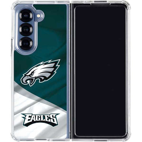 NFL Philadelphia Eagles Galaxy Z Fold7 Clear Case