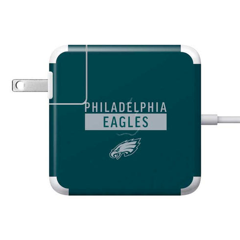 NFL Philadelphia Eagles Green Performance Series 85W Power Adapter (15 and 17 inch MacBook Pro Charger) Skin