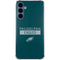 NFL Philadelphia Eagles Green Performance Series Galaxy A35 5G Clear Case