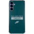 NFL Philadelphia Eagles Green Performance Series Galaxy A35 5G Clear Case