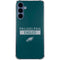 NFL Philadelphia Eagles Green Performance Series Galaxy A55 5G Clear Case