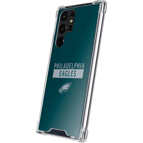 NFL Philadelphia Eagles Green Performance Series Galaxy S23 Ultra Clear Case