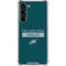 NFL Philadelphia Eagles Green Performance Series Galaxy S24 FE Clear Case