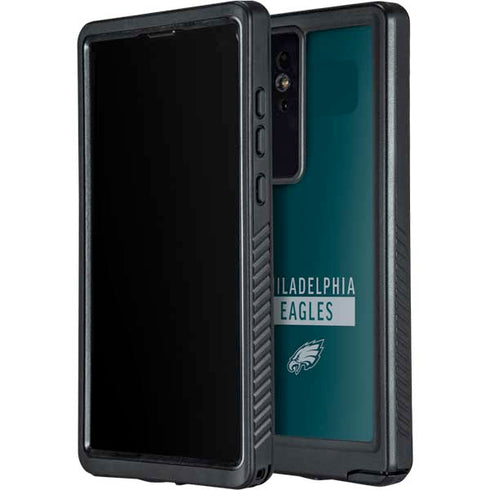 NFL Philadelphia Eagles Green Performance Series Galaxy S24 Ultra Waterproof Case
