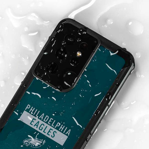 NFL Philadelphia Eagles Green Performance Series Galaxy S24 Ultra Waterproof Case