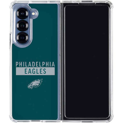 NFL Philadelphia Eagles Green Performance Series Galaxy Z Fold6 Clear Case