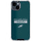 NFL Philadelphia Eagles Green Performance Series iPhone 15 Clear Case