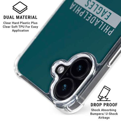 NFL Philadelphia Eagles Green Performance Series iPhone 16 MagSafe Case